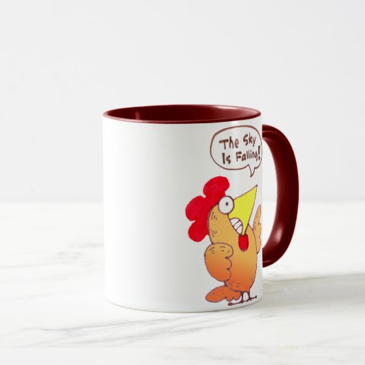 Kleine Mok kippen voor kippen (Voorkant rechts)