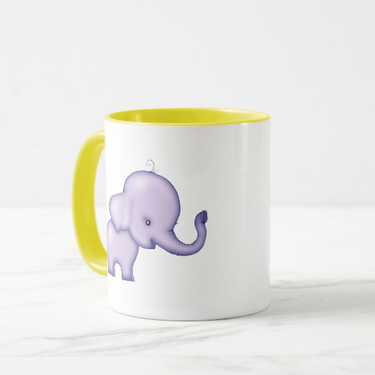 Kleine Mok met olifant (Voorkant links)