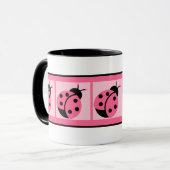 Kleine Mok met opgesloten koffie in Ladybug (Voorkant links)