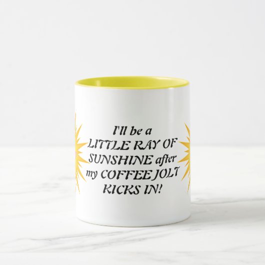 Kleine mok met zonnekoffie (Midden)