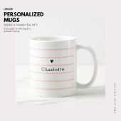 Kleine Mok van het Koffietheetheethee in de vorm v