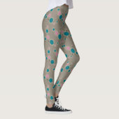 Kleine moleculen in het afspeelgebied Universe roz Leggings (Rechts)