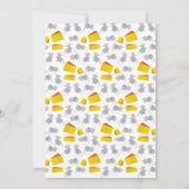 kleine mondjes en kaas met geel lijst kaart (Achterkant)