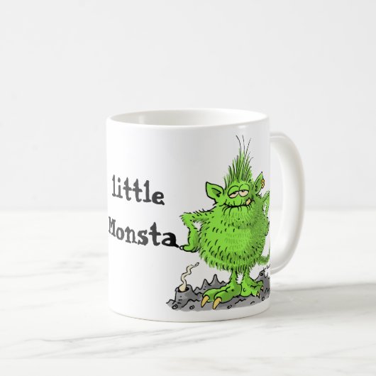 kleine Monsta-mok Koffiemok (Voorkant rechts)