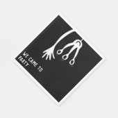 Kleine Monster Alien Verjaardag Servet (Hoek)