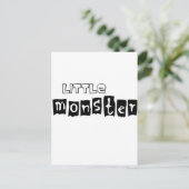 Kleine Monster Briefkaart (Staand voorkant)