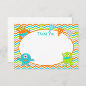 Kleine monster Dank je kaarten (Voorkant / Achterkant)