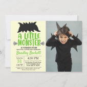 Kleine Monster Elke leeftijd Halloween Birthday Fo Kaart (Voorkant)