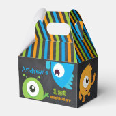 Kleine monster gunst doos bedankdoosjes (Achterkant)