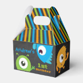 Kleine monster gunst doos bedankdoosjes (Voorkant Zijde)