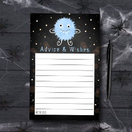 Kleine Monster Halloween Baby shower Advice