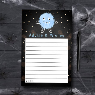 Kleine Monster Halloween Baby shower Advice