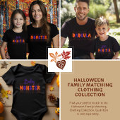 Kleine Monster Halloween Bijpassende Familie Peute Kinder Shirts