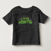 Kleine Monster Halloween Familie Bijpassende Grapp Kinder Shirts (Voorkant)
