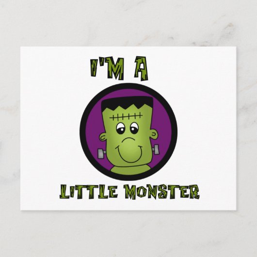 Kleine Monster Halloween Tshirts en cadeaus Briefkaart (Voorkant)