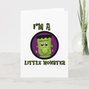 Kleine Monster Halloween Tshirts en cadeaus Kaart