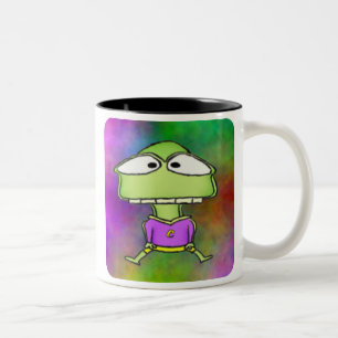 Kleine Monster-Mok Tweekleurige Koffiemok