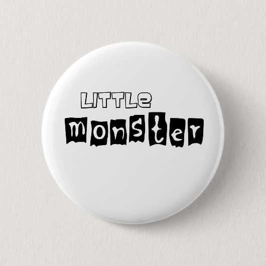 Kleine Monster Ronde Button 5,7 Cm (Voorkant)