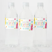 Kleine Monster verjaardagsfeestje waterfles labels Waterfles Etiket (Flessen)