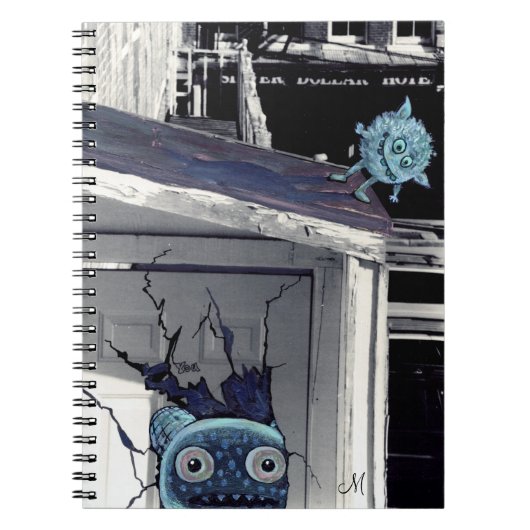 kleine monsterboekje notitieboek (Voorkant)