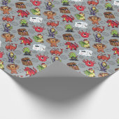 Kleine Monsters Cadeaupapier (Hoek)