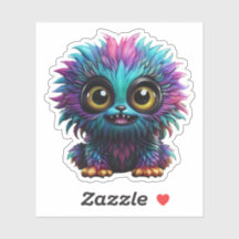 kleine monsters Custom-Cut Vinyl Sticker