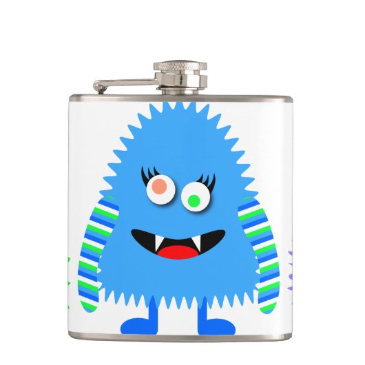 Kleine monsters heupfles (Voorkant)