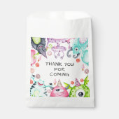 Kleine Monsters Kids Verjaardagsfeestje Favor Tass Bedankzakje (Voorkant)