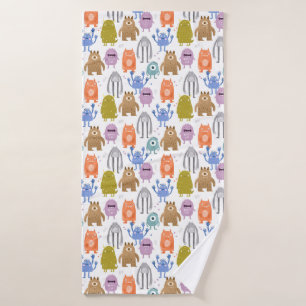 Kleine monsters kinder crèche badhanddoek