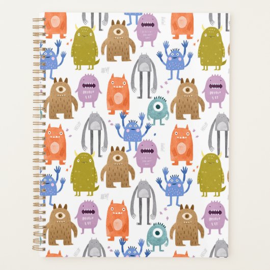 Kleine monsters kinder nursery planner (Voorkant)