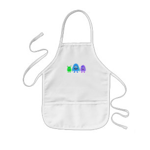 Kleine monsters kinder schort
