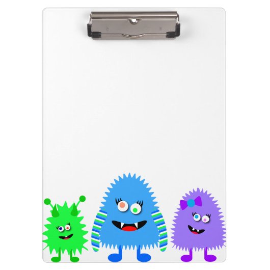 Kleine monsters klembord (Voorkant)