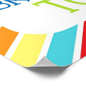 Kleine Monsters penselen hun tanden kinderafdrukke Poster (Hoek)