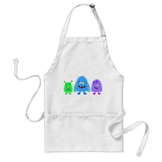 Kleine monsters standaard schort (Voorkant)