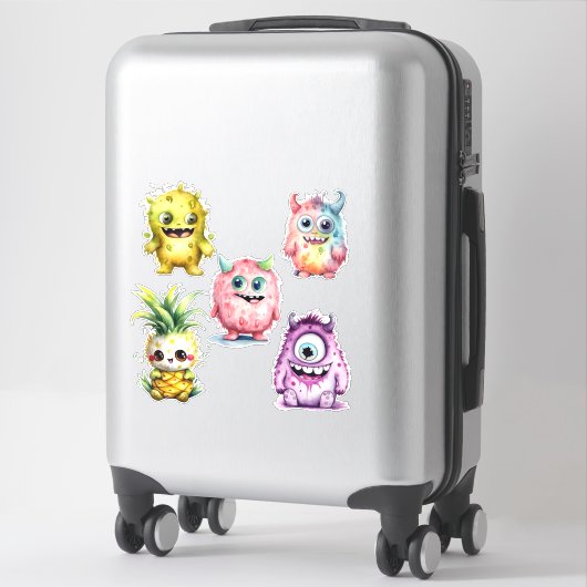 Kleine Monsters Sticker (Koffer)