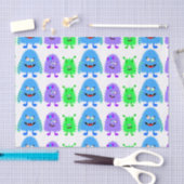 Kleine monsters tissuepapier (Craft)