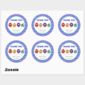 Kleine Monsters Verjaardag Sticker (Vel)