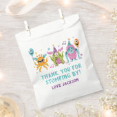 Kleine Monsters Verjaardagsfeestje Bedankzakje (Geknipt)