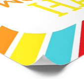 Kleine Monsters wassen hun handdrukken Poster (Hoek)