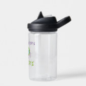 Kleine Monsters Wonen Hier Leeuw Waterfles (Links)