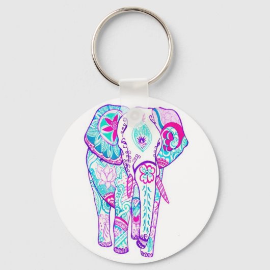 kleine mooie olifant sleutelhanger (Voorkant)