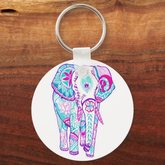  kleine mooie olifant sleutelhanger (Voorkant)