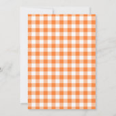 Kleine Mop Fall Pumpkin Pie Baby Shower Kaart (Achterkant)