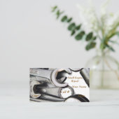 Kleine motor / auto reparatie Visitekaartje (Staand voorkant)