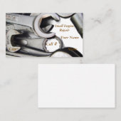 Kleine motor / auto reparatie Visitekaartje (Voorkant / Achterkant)