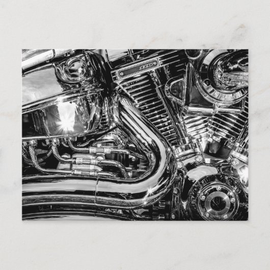 Kleine motor briefkaart (Voorkant)