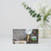 Kleine motorreparatie en diagnostiek visitekaartje (Staand voorkant)