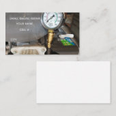 Kleine motorreparatie en diagnostiek visitekaartje (Voorkant / Achterkant)