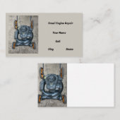 Kleine motorreparatie visitekaartje (Voorkant / Achterkant)