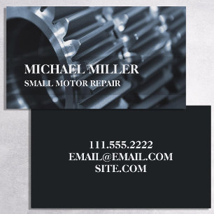 Kleine motorreparatie visitekaartje